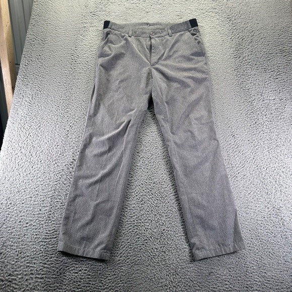 Sunderland Of Scotland Chino Pants Mens 36x30 Gray Polyester Stretch Slim Fit - Picture 1 of 9